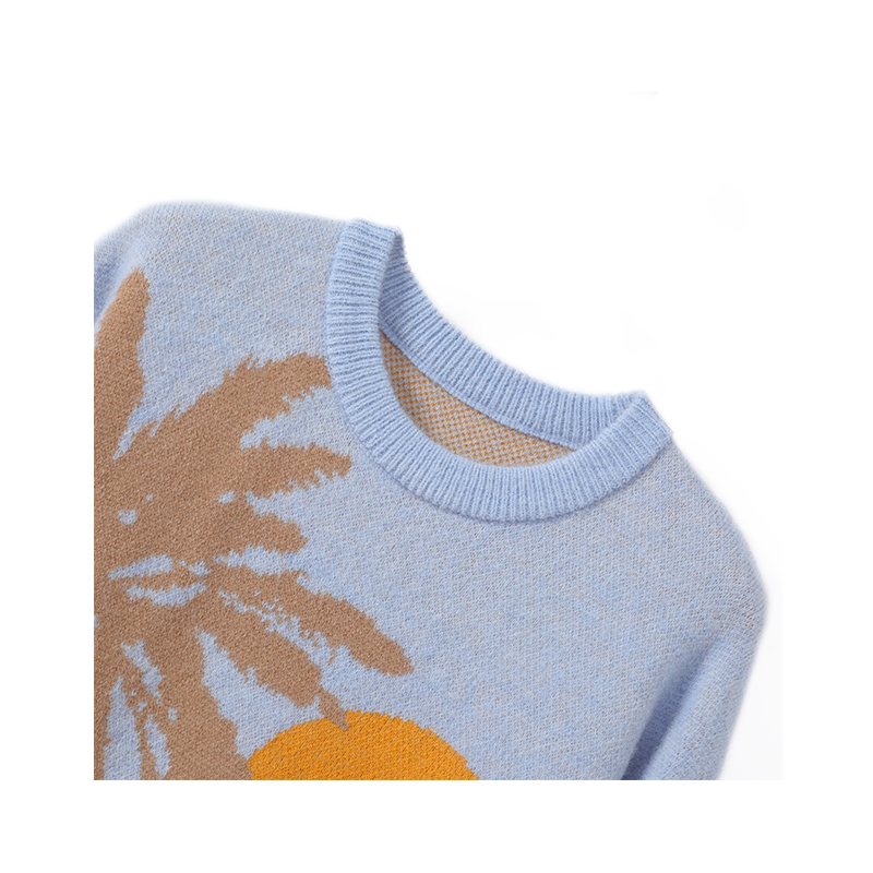 Men’s Knitted Jacquard Pullover
