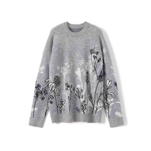 Men’s Knitted Jacquard Pullover