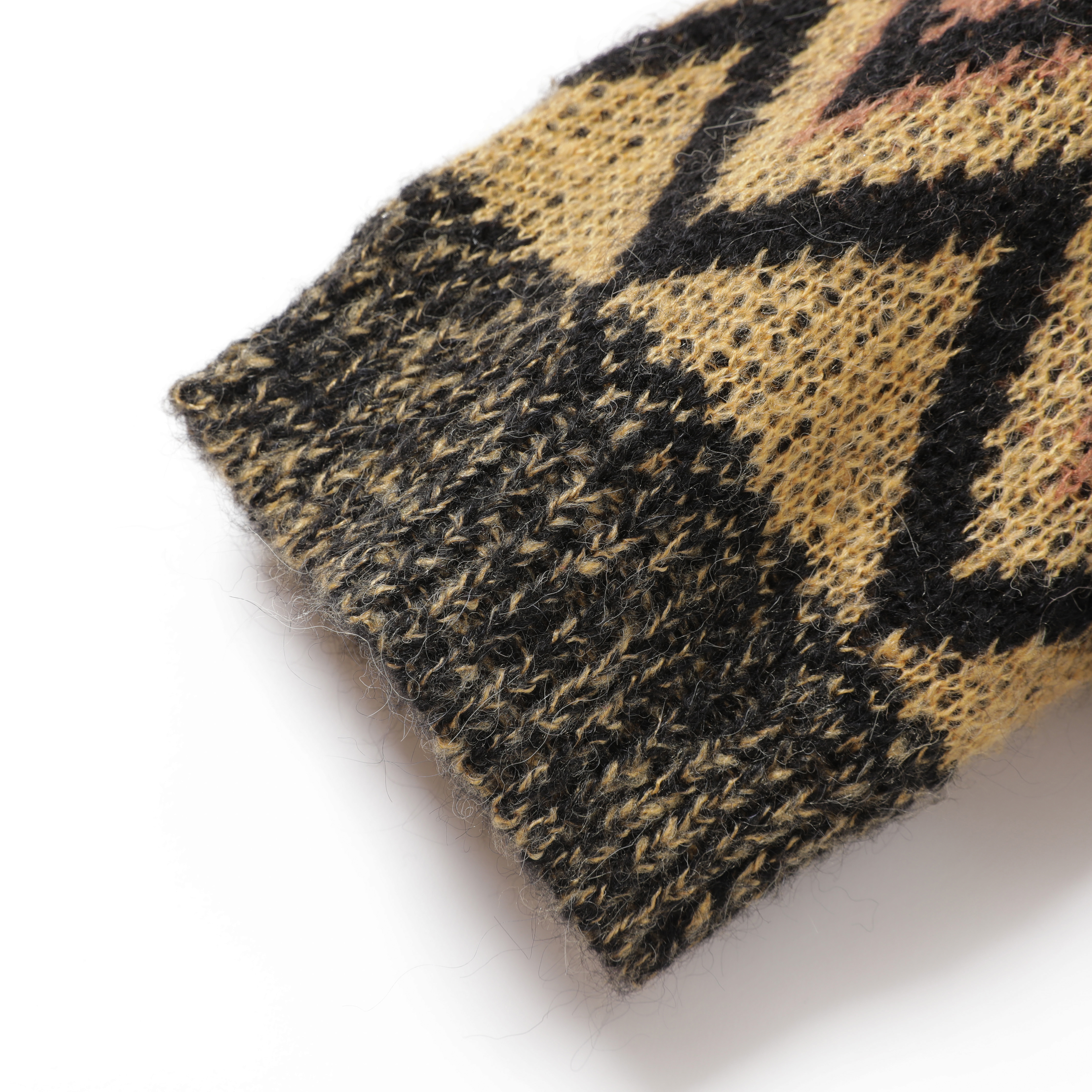 ladies knitted jacquard pullover