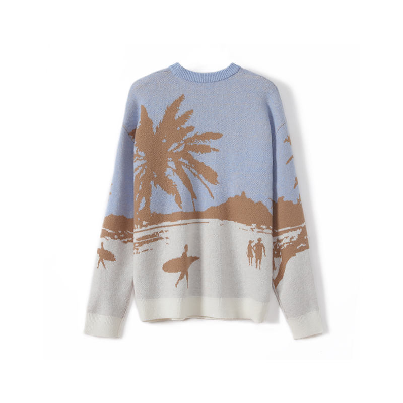 Men’s Knitted Jacquard Pullover
