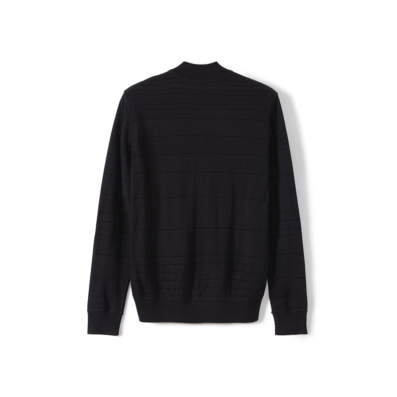 Men’s Double Knitted Cardigan with Zipper