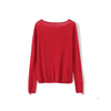 Ladies Knitted Pullover with Emboridery