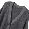 Ladies knitted long cardigan