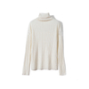 Ladies Knitted Pullover+mesh Emboridery