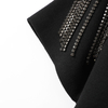 ladies double knitted dress with crystal