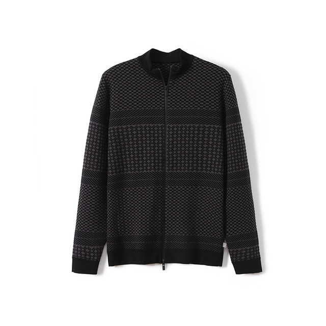 Men’s Knitted Zipper Cardigan