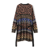 ladies knitted jacquard cardigan