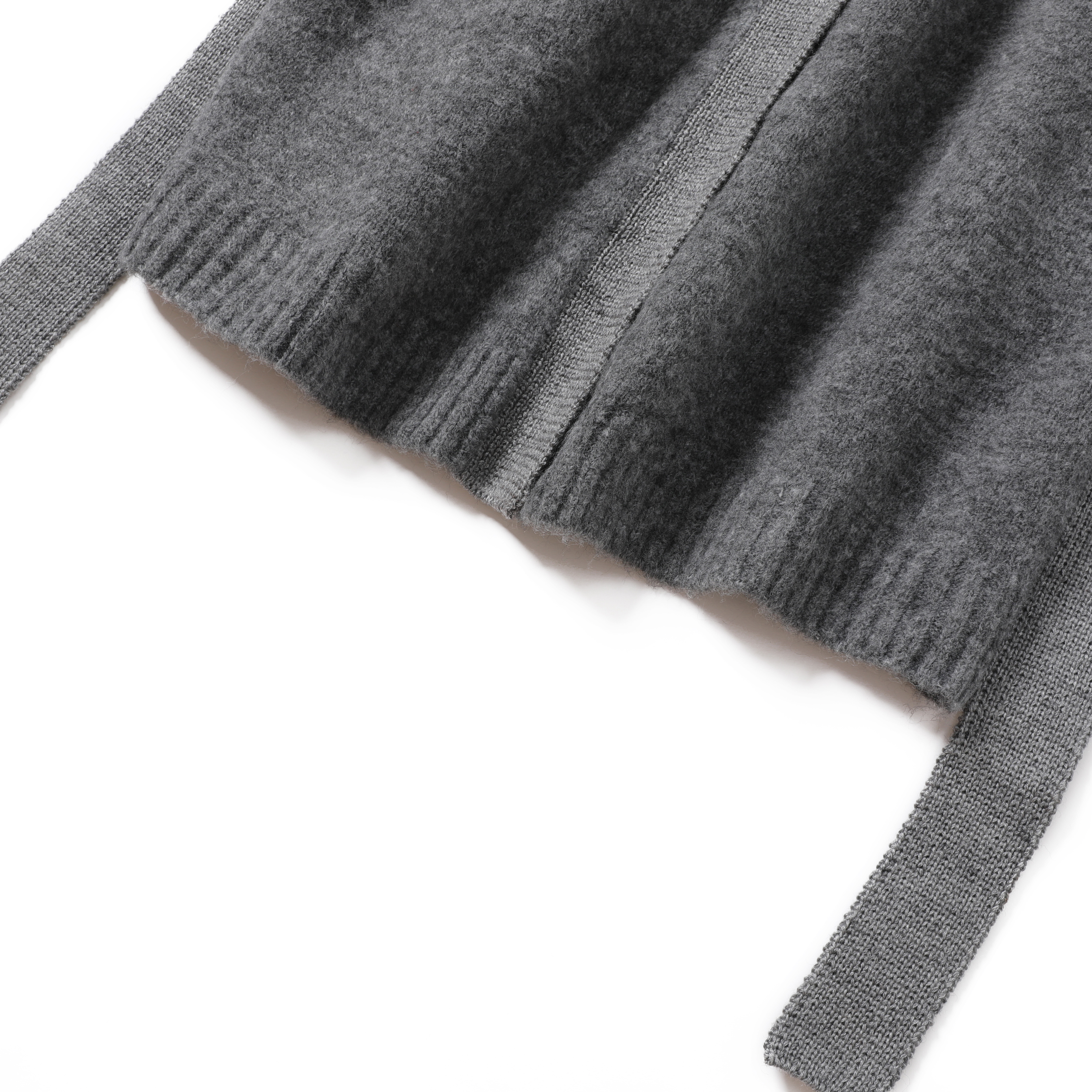 Ladies knitted long cardigan