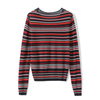 ladies knitted stripes pullover
