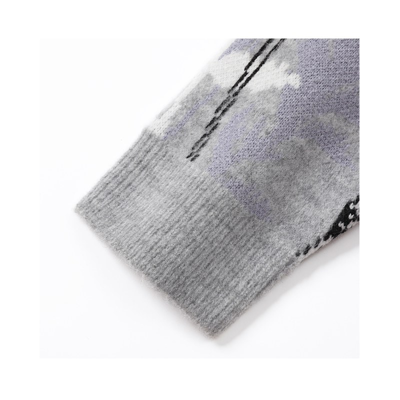 Men’s Knitted Jacquard Pullover