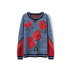 Ladies Knitted Jacquard Pullover