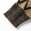 ladies knitted jacquard cardigan