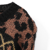 ladies knitted jacquard pullover