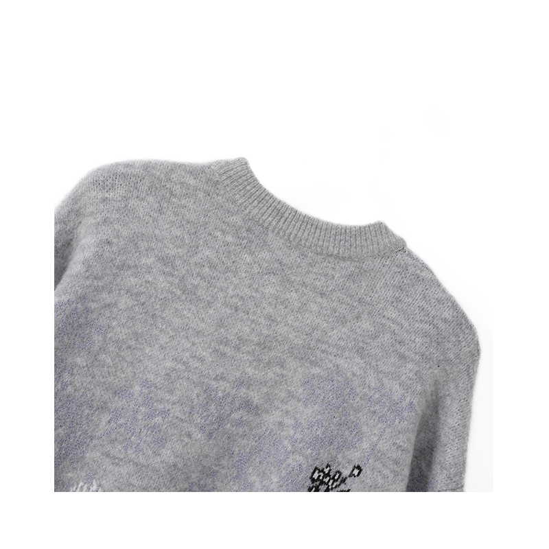 Men’s Knitted Jacquard Pullover