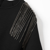 ladies double knitted dress with crystal