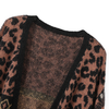 ladies knitted jacquard cardigan