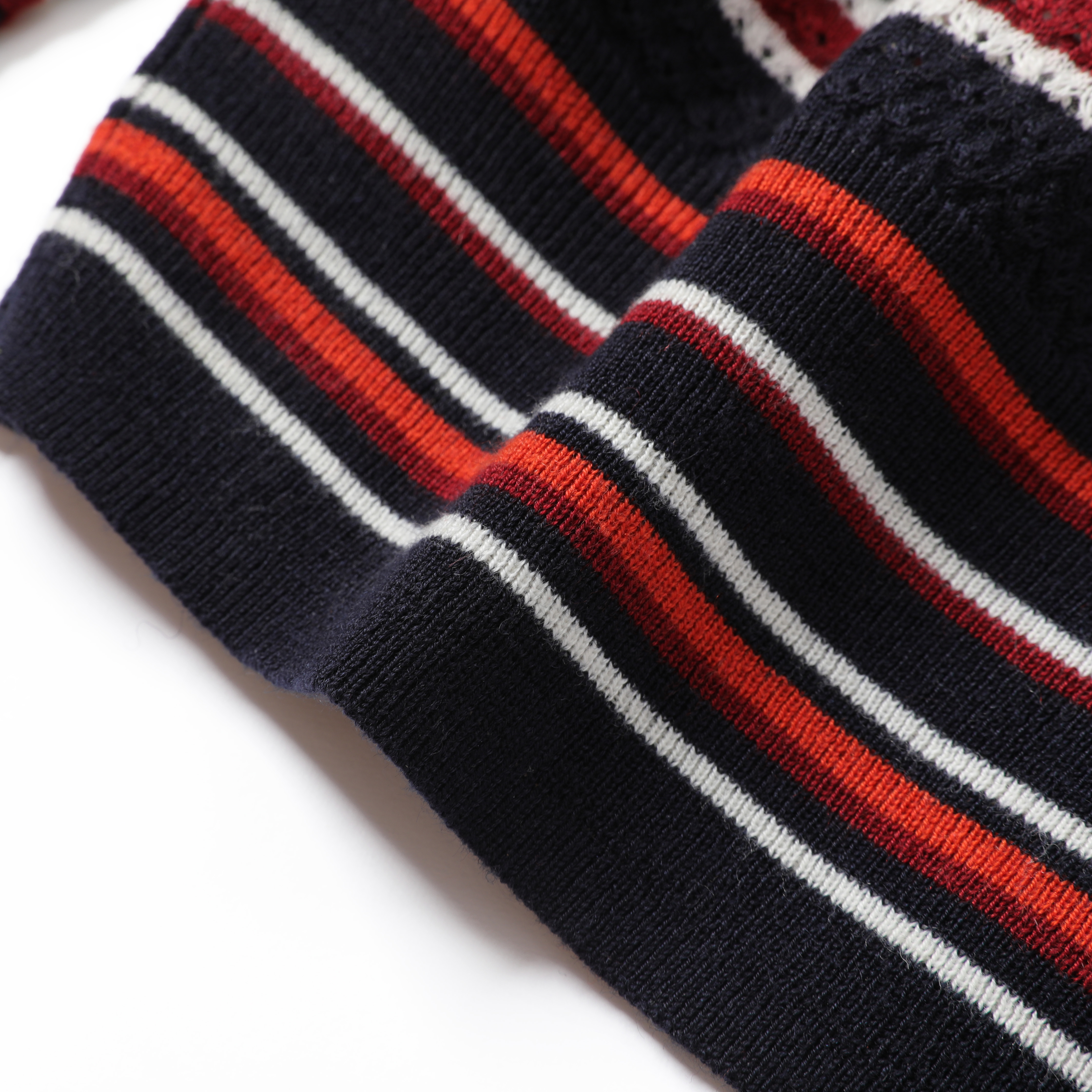 ladies knitted stripes pullover
