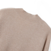 ladies kintted ribs stripes pullover