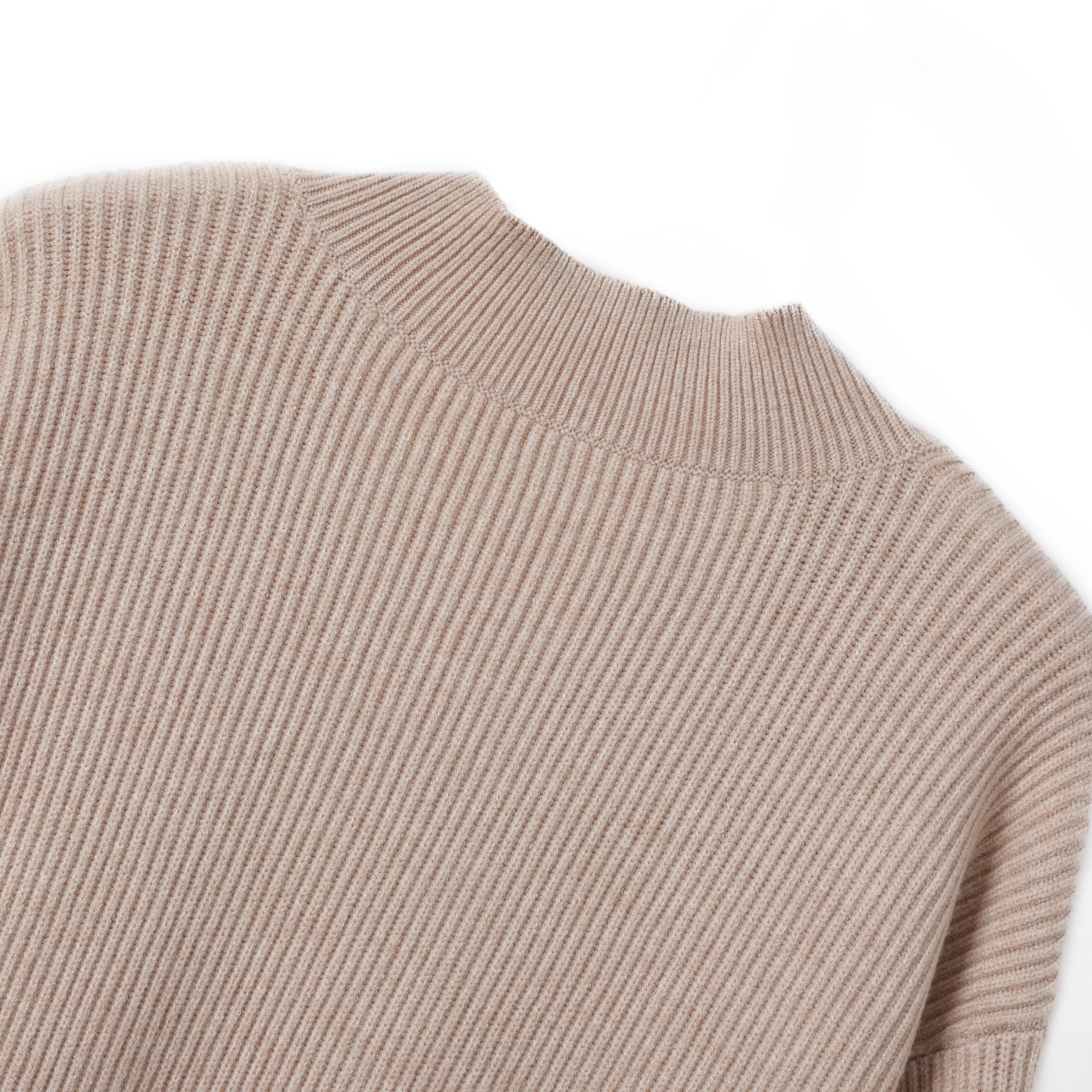 ladies kintted ribs stripes pullover