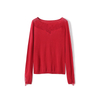Ladies Knitted Pullover with Emboridery