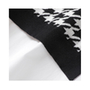 Ladies Knitted Jacquard with Woven 