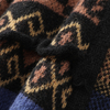 ladies knitted jacquard cardigan