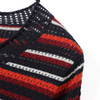 ladies knitted stripes pullover