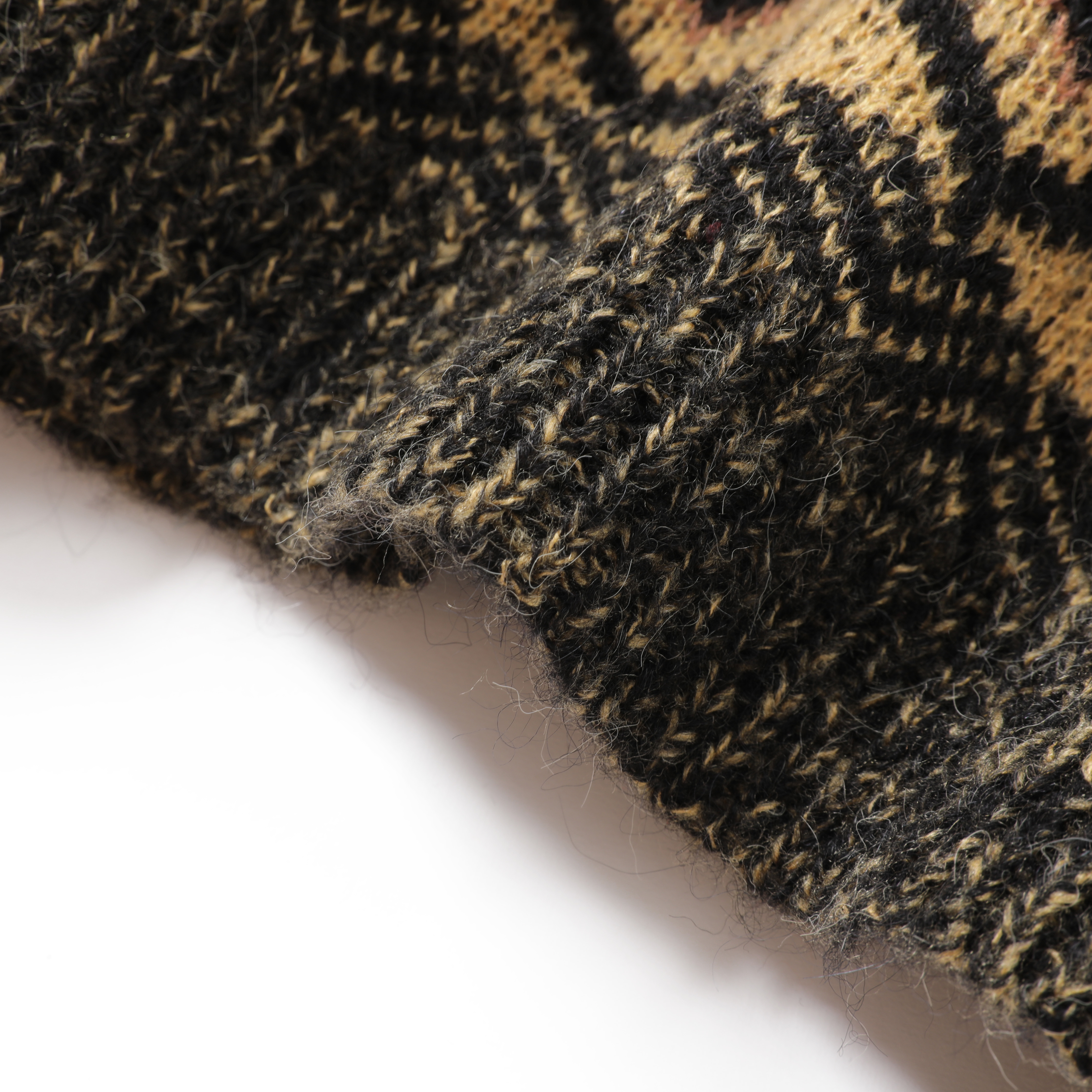 ladies knitted jacquard pullover