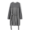 Ladies knitted long cardigan
