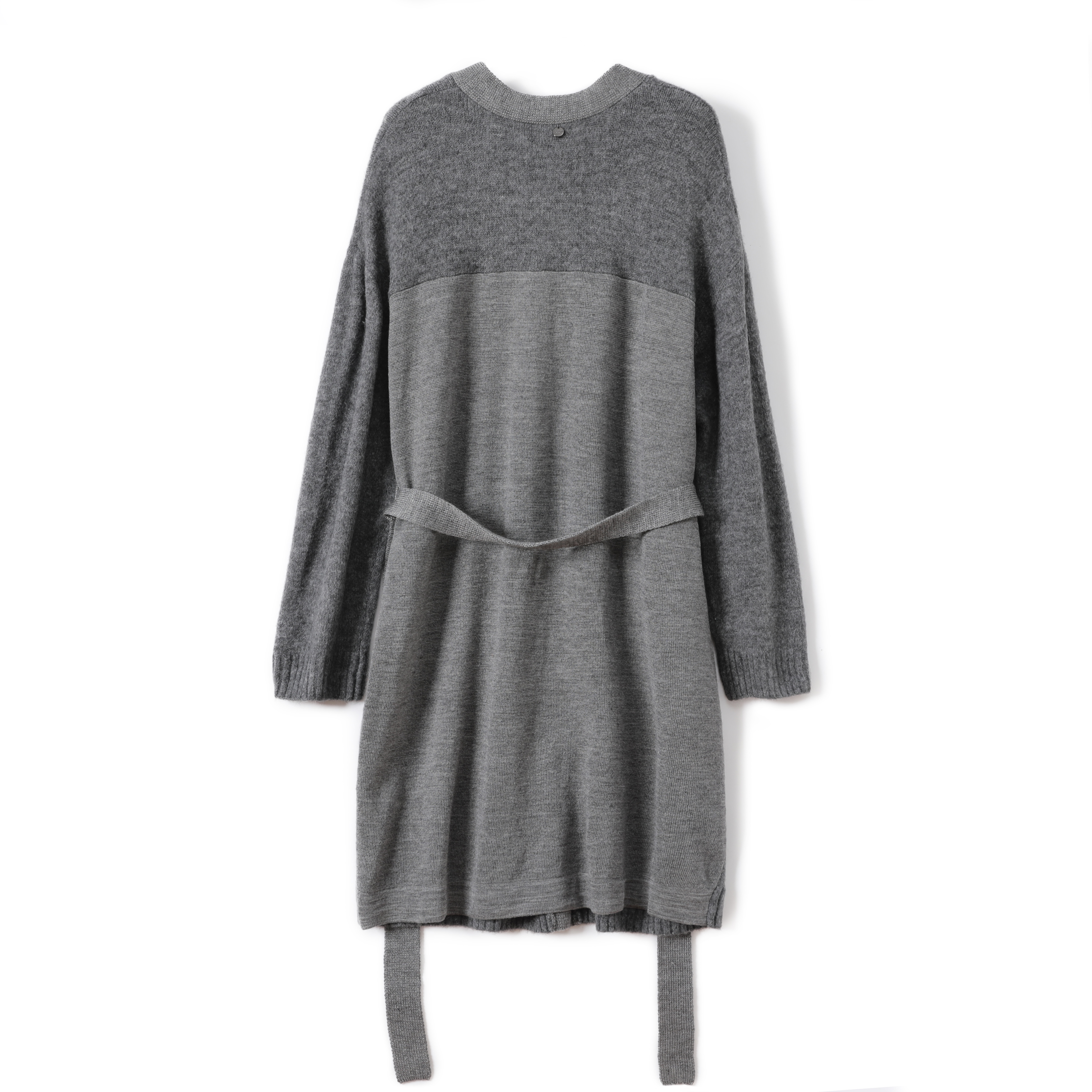 Ladies knitted long cardigan
